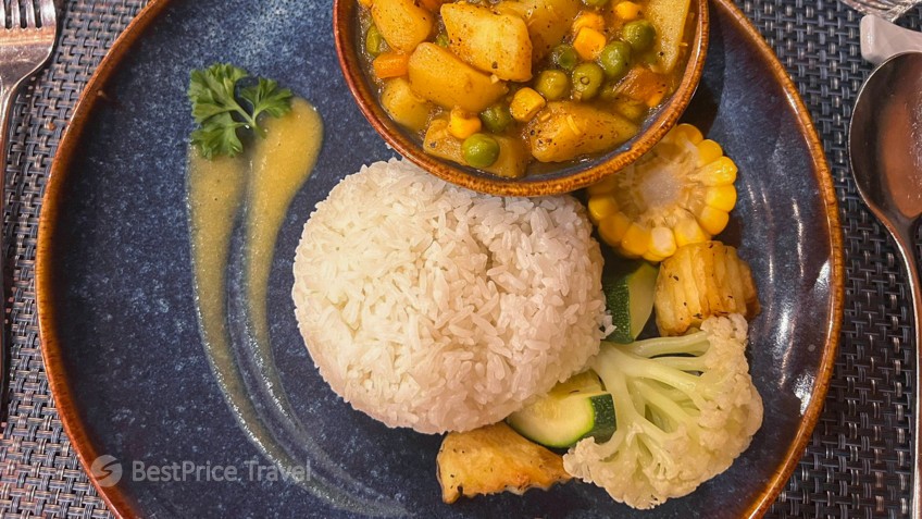 Sena Cruises: Tasty Vegetarian Dish