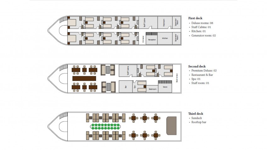 Garden Bay Legend Cruise: Garden Bay Legend Cruise 1 Deck Plan