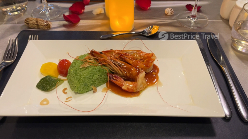 Peony Cruise: Savory fine dining dishes