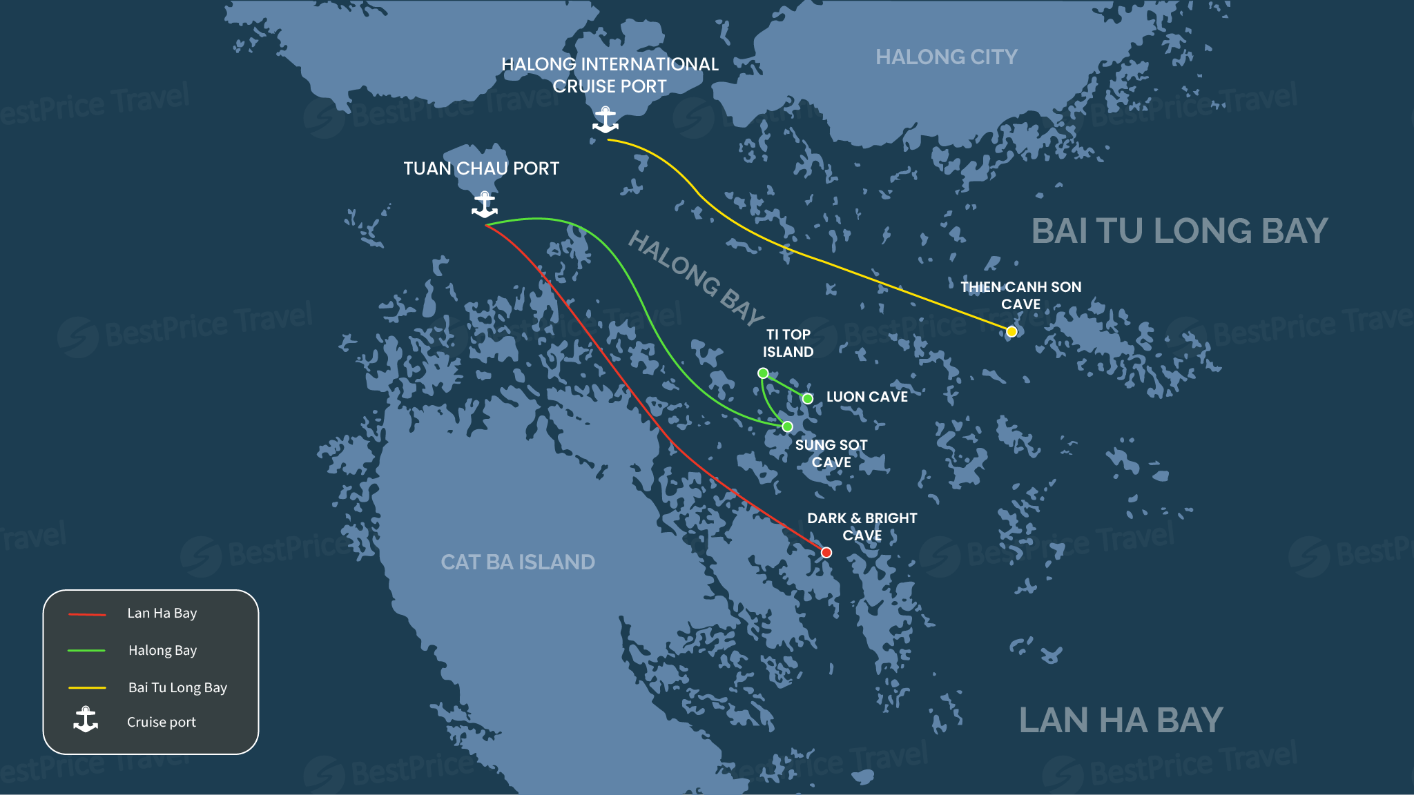 Day Cruise Map